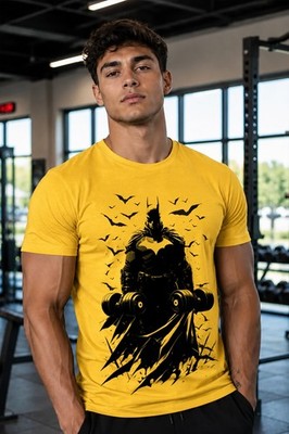 Batman Gym Shirt The Batman Who Lifts Gym Tee Aesthetic Pump Cover