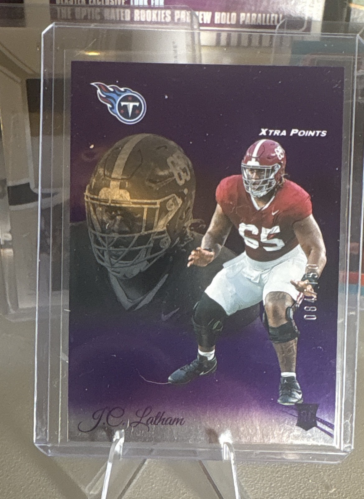 2024 Panini Prestige - Rookies J.C. Latham #316 Xtra Points Purple /150 (RC)