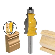 8mm Shank Architectural Cemented Carbide Molding Router Bit Trimming Wood a