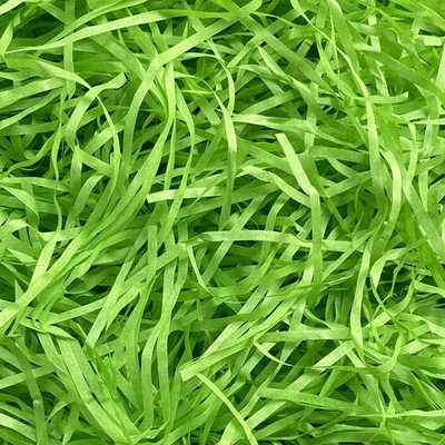 QLINLEAF 1/2 LB Easter Green Grass Raffia Grass Gift Basket Filler Shred Pape...
