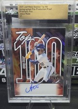 2025 Leaf Metal Top 100 Jesus Made Auto Pre-production Proof 1/1 Prismatic Fire