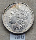 WPCoins ~ 1891-S Morgan Silver Dollar $1