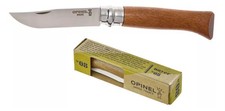 Opinel  N°8  coltello temperino  manico noce  lama acciaio inox (made in France)