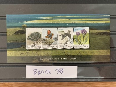 Dänemark Denmark 2010 Block 38 MI 1552 - 1555 Natur Vögel Blumen used gestempelt