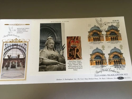GB STAMPS RARE FIRST DAY COVER 1990 STAMP WORLD PRESTIGE