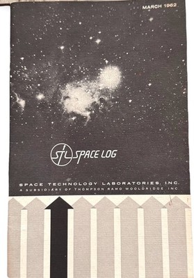 Vintage 1962 STL Space Log Vol. 2 No. 1   Early Aerospace Journal NASA TRW