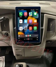For 2002-05 Dodge Ram 1500 2500 3500 10.1" Double Din Rotated Car Stereo CarPlay