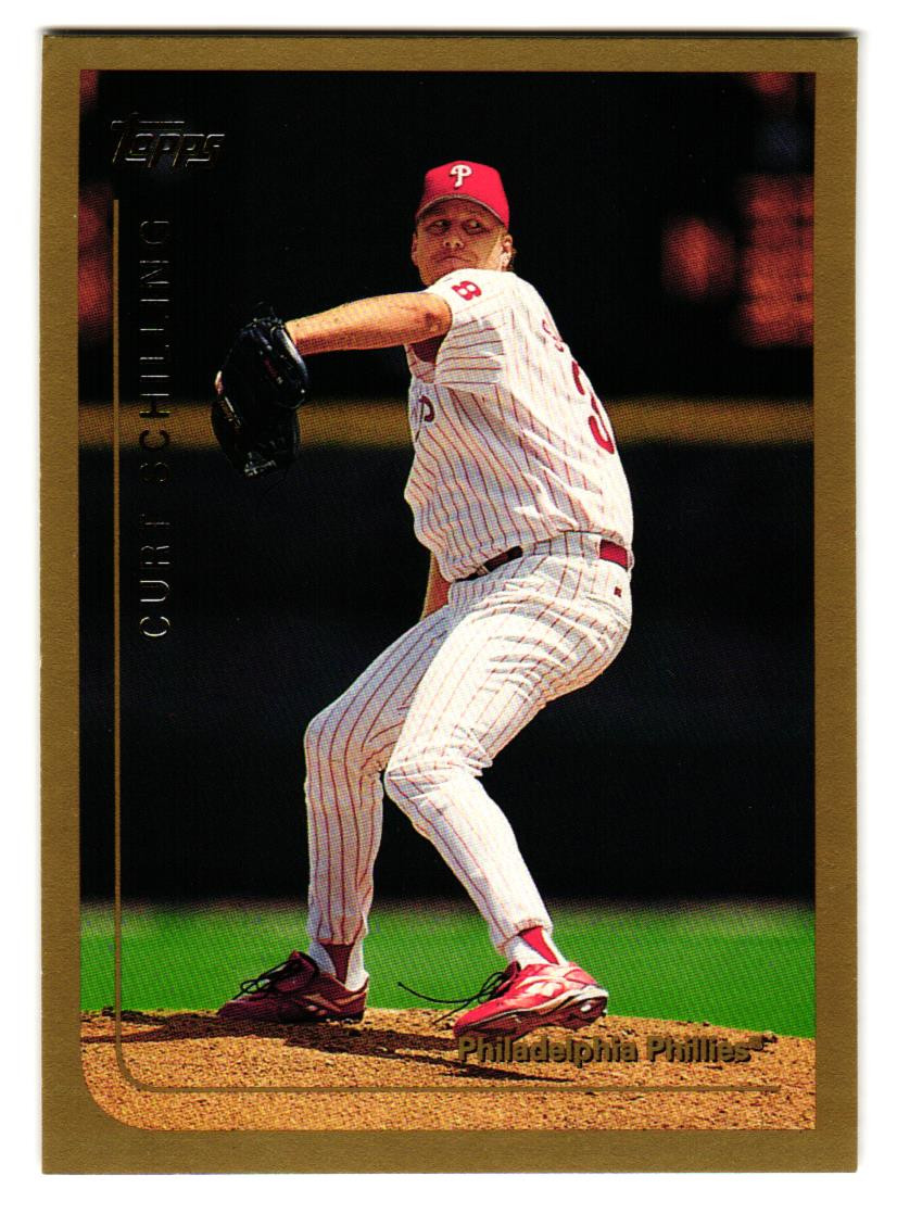 1999 Topps - Curt Schilling #385 Philadelphia Phillies Red Sox