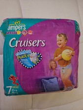 Vintage 2009 Pampers Cruisers, Size 7 Diapers 2 Missing 