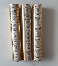 Gold Foilco hotfoil roll (32cm wide x 122m long) for cards, invitations & crafts