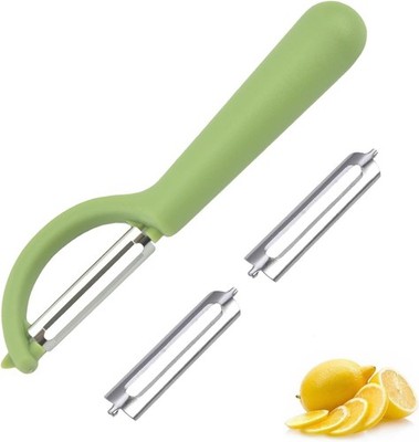 P-Sparschäler für Tupper mit 2 Ersatzklingen,Schäler für Tupperware Ersatzteile,