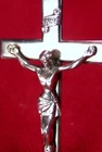 Bertha's Estate Collection Lourdes Pilgrimage CREED ALL STERLING Cross Crucifix
