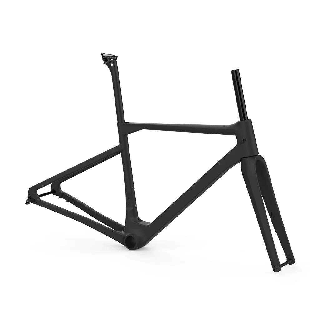 Carbon Fiber Gravel Bike Frameset Single Disc TFSA BB386 47/50/53