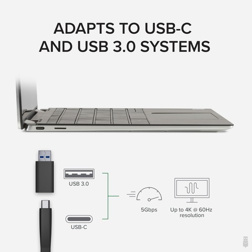 4K DisplayPort and HDMI Dual Monitor Adapter for USB 3.0 and USB-C, Compatibl... - Picture 5 of 8