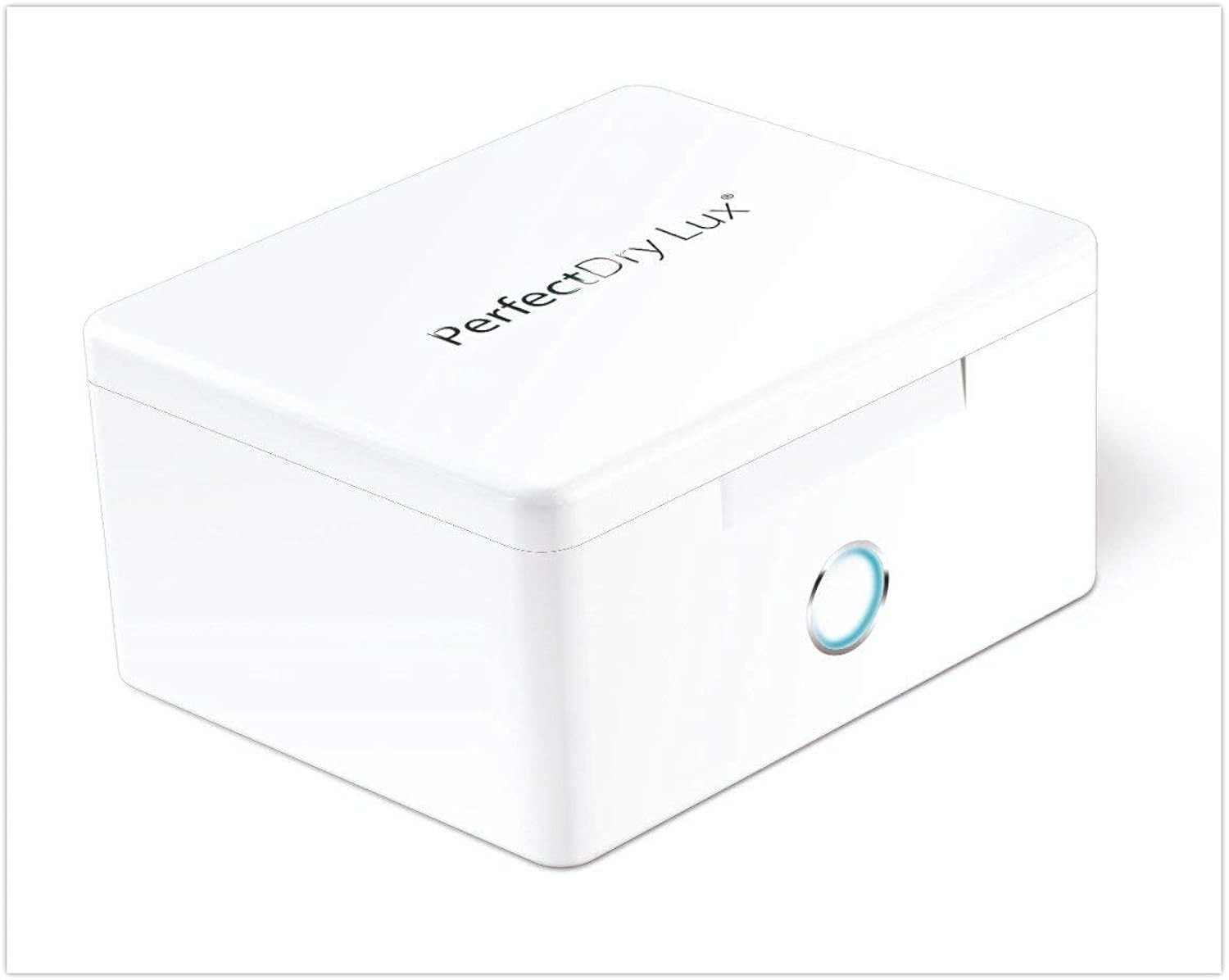 Hearing Aid Dehumidifier Dryer with UV-C Disinfection, Portable White -