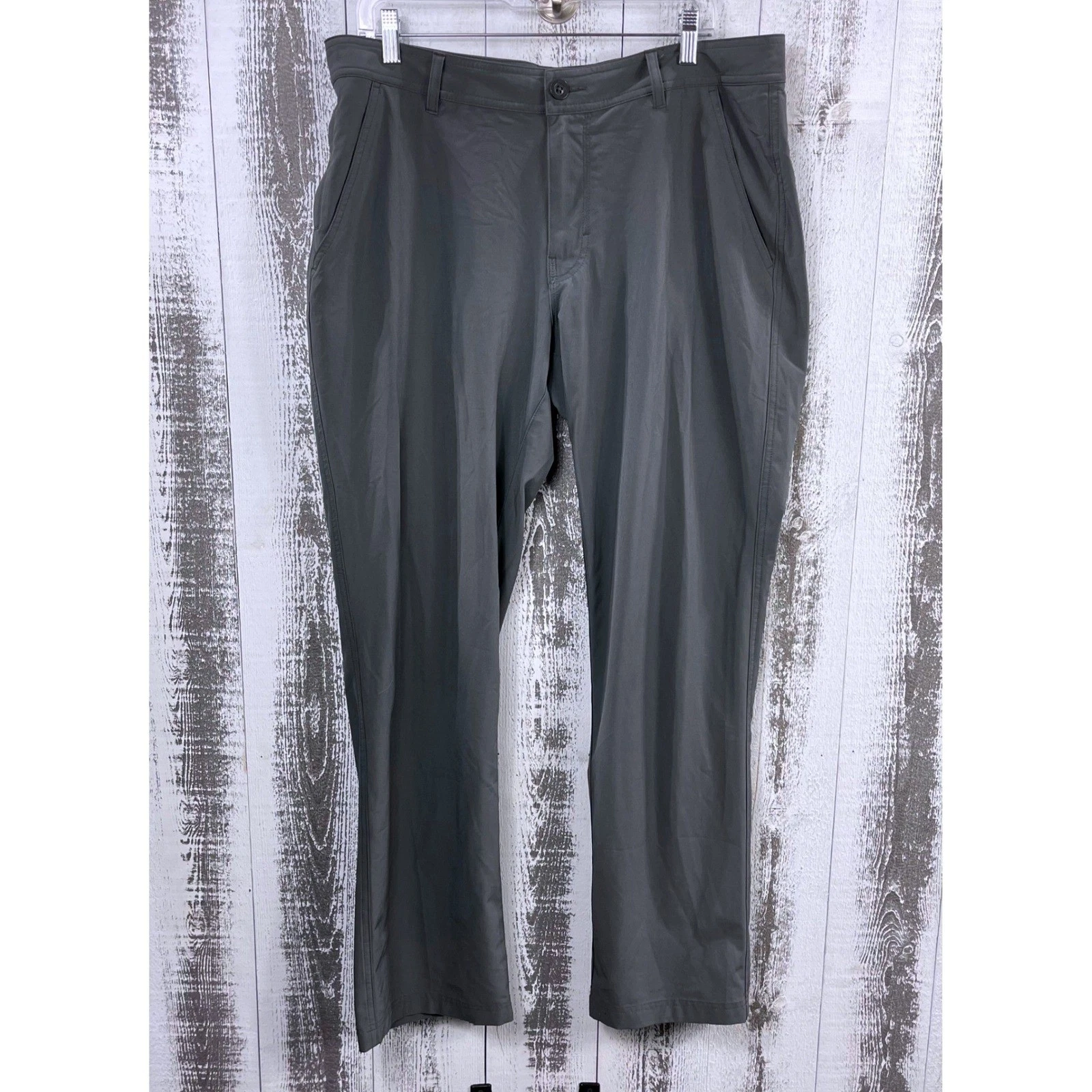 Columbia Omni Shield Pants Mens 36x32 Gray Hiking Outdoor Stretch