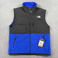 NEW The North Face Retro Denali Vest Men's M TNF Blue Black Fleece NF0A88XJEF1-M