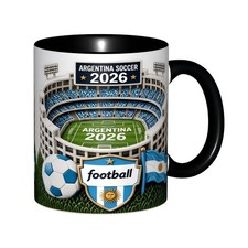 2D Printed Football Stadium Ceramic Coffee Mu...
