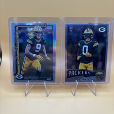 2025 TOPPS CHROME FOOTBALL REFRACTOR CHRISTIAN WATSON112 PACKS & Golden 1975-13 