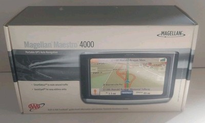 Magellan Maestro 4000 Car Portable GPS Navigator 4.3'' Widescreen LCD 3D Map 