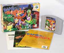 Banjo-Kazooie N64 Nintendo 64 Complete CIB! Good Condition w/ RARE INSERT! Nice!