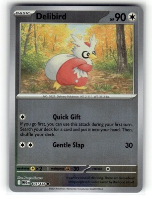 Delibird Common ME01: Mega Evolution 105/132 NM