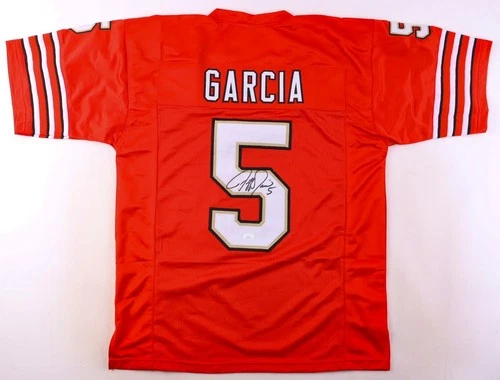 San Francisco 49ers Jeff Garcia Signed Red 5 Football Jersey (JSA) 4x Pro Bowl