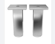 Ikea Besta Square Chrome Plated Silver Metal Legs 801.341.90 New Sealed 16739