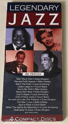 Legendary Jazz: 4 Compact Discs NEW SEALED