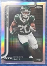 Topps 2024 Chrome Breece Hall #238 New York Jets NFL Football Card SSP