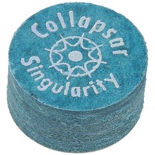 14mm Black Layer Pigskin Pool Cue Tips M - 1 pc, Individual Packaging