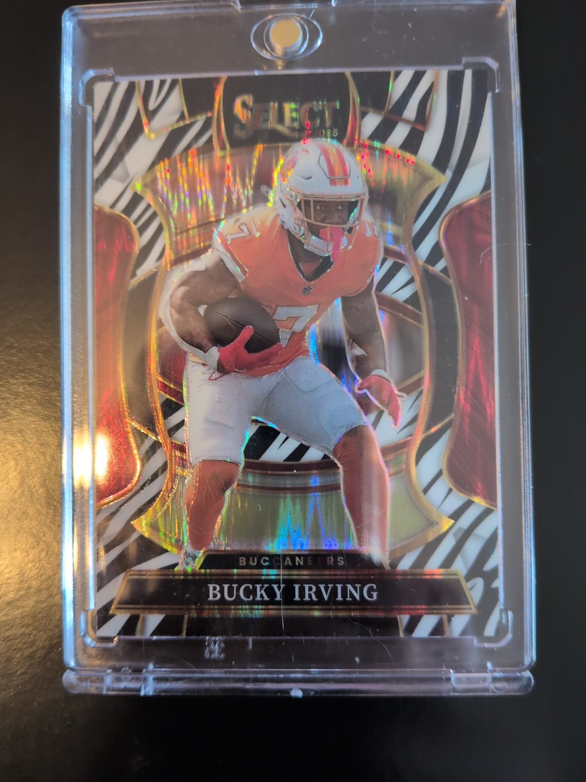 2024 Panini Select - Concourse Bucky Irving #4 Zebra Prizm (RC)