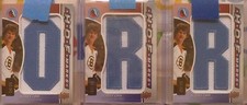 Bobby Orr 2023-24 SP Game Used Hall of Fame Marks Nameplate /35 Boston Bruins