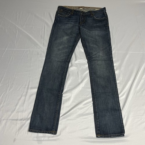 Jimmy’Z Brand Jeans Mens 32x34 Blue Medium Wash Low Rise Les Fit Embroidered - Picture 3 of 8