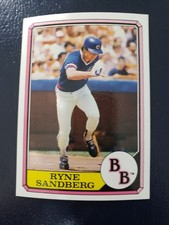 Ryne Sandberg Chicago Cubs 1987 Topps Boardwalk & Baseball NO SLASH RARE