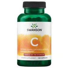 Swanson Buffered Vitamin C with Bioflavonoids 500 mg 100 Capsules