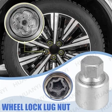 Wheel Lock Lug Nut Anti Theft Screw Lugnut Socket Removal Key Fit For Volkswagen
