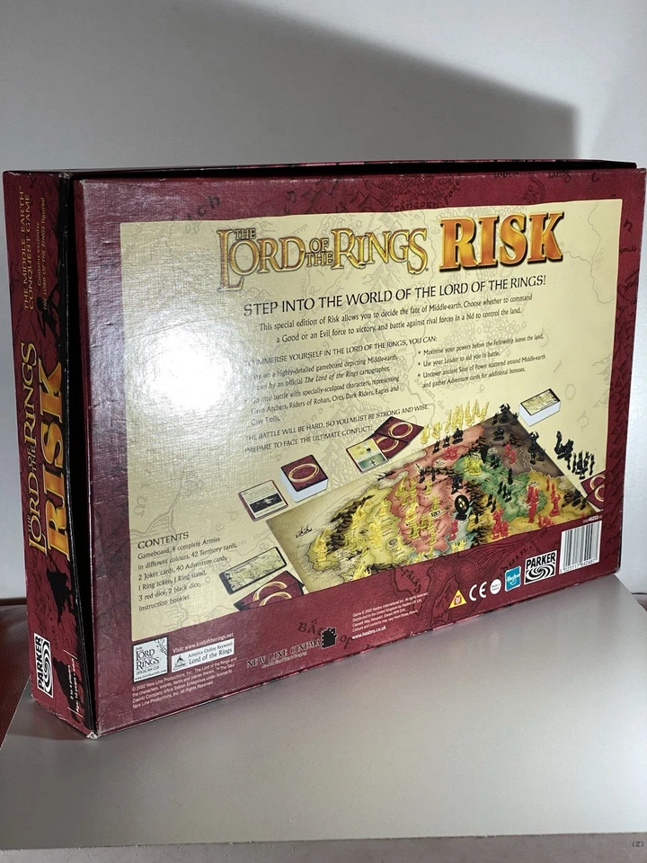 Risk - The Lord Of The Rings - Parker Brothers 2002 - 100% Complete - Image 2 of 4