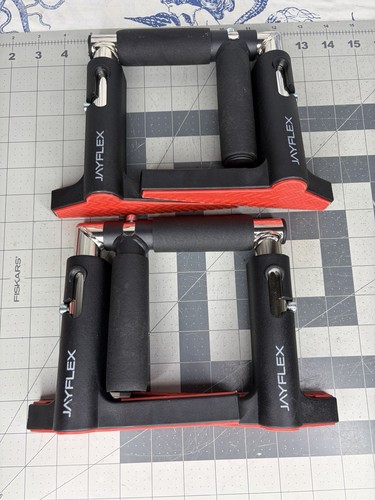 Jayflex CrossGrips Portable Pull-Up Bar Handles Push-Ups Dips 250lbs Pair (G3)
