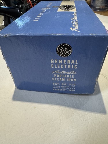 Vintage ~ GE General Electric ~ Portable Travel Steam Iron ~ Mod # 2419 - Picture 10 of 16