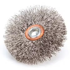 Weiler 96145 Crimped Wire Wheel Wire Brush, Stem, 3"