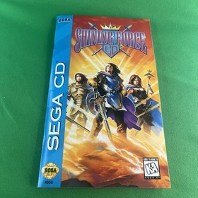 Shining Force Sega CD Game Complete w/ Case & Manual *Untested*