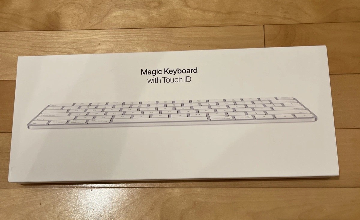 Apple Magic Keyboard w/ Touch ID (USB-C) - White - MXCK3LL/A - for