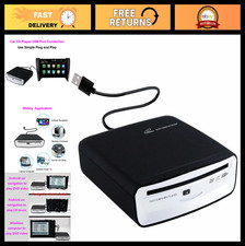 Universal External USB CD Player for Car - Plug  Play, Compatible with Android
