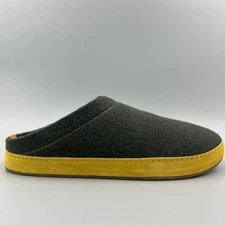 Olukai Hamani Hulu Mens 13 Green Wool Sheepskin Shearling Lined Slippers NEW