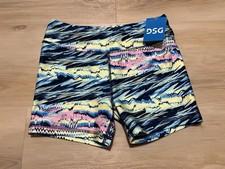 DSG Girls Graffiti Vibrations Mid Rise Pull On 3 Momentum Shorts Size XL