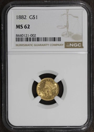 1882-P Gold Dollar — photo from the most recent tracked eBay sale