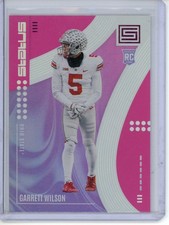 2022 Panini Chronicles Draft Picks - #7 Garrett Wilson (RC) Pink Ohio State