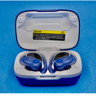 T59 Blue Wireless Bluetooth In-Ear Ear-hook Earbuds USB-C