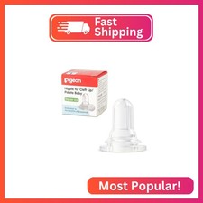 Pigeon Bottle Nipple for Cleft Lip/Palate Baby, Regular Size, Please Use It Unde
